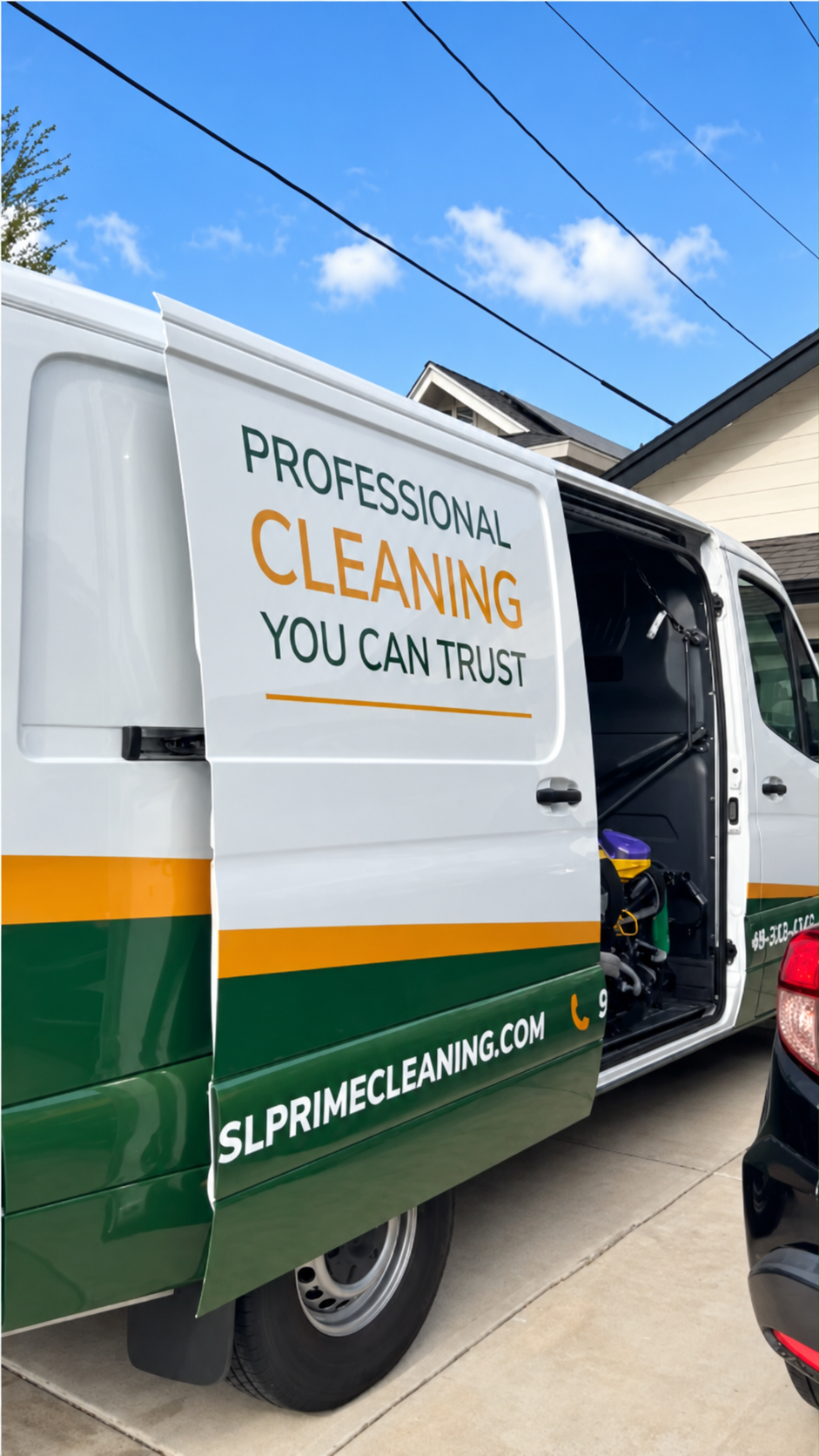 SL Prime Cleaning service van